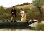 netting the catch by Walter Dendy Sadler